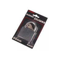 Candado de hierro fundido 60mm HERMON, diámetro del ojo 8mm