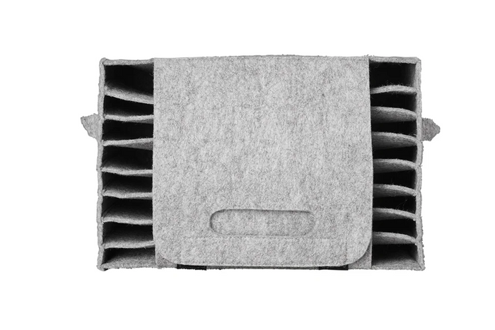 Organizador de placas para caravana ProPlus 761475V01, de fieltro, para 10 placas