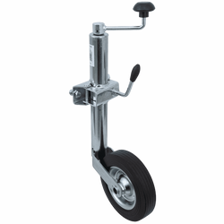 Rueda jockey con pinza UNITRAILER 150kg 48mm 505-730mm