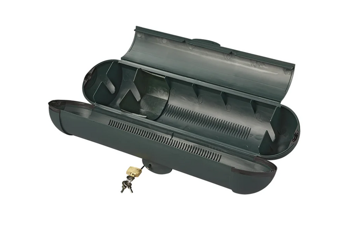 Carcasa para cable de extensión con candado ProPlus 420356, compartimento de seguridad para enchufe CEE.