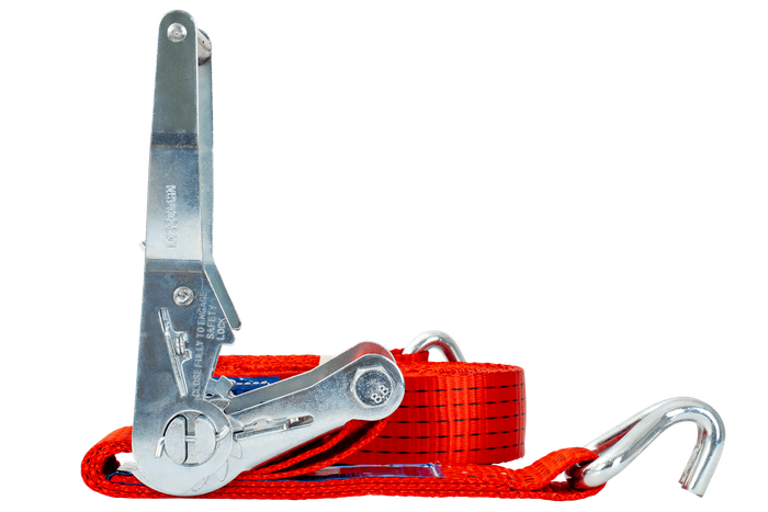 Cinta transportadora UNITRAILER roja de 8 m/50 mm/5 t con tensor