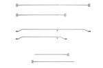 Soporte plano para lona para remolque ProPlus 340918, ajustable de 132 a 204 cm.