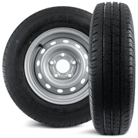 Juego de dos ruedas reforzadas para remolque LINGLONG TIRES 165/80 R13C 96/94N UNITRAILER LLANTAS 4.5Jx13"H2 5x112 ET:30