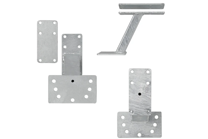 ProPlus 342643 Soporte de montaje para rueda de repuesto de remolque, ángulo de 8 a 16"