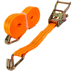 Correa de amarre UNITRAILER de 10 m/35 mm/2 t de color naranja con tensor