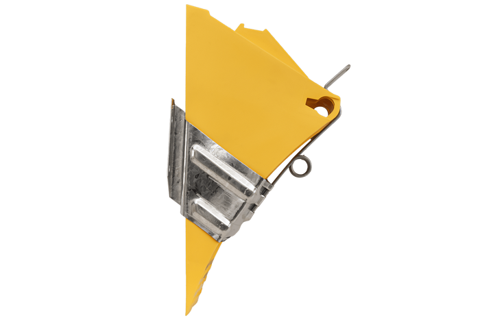 Calzo de rueda G46 con soporte de montaje LOKHEN h: 190 mm