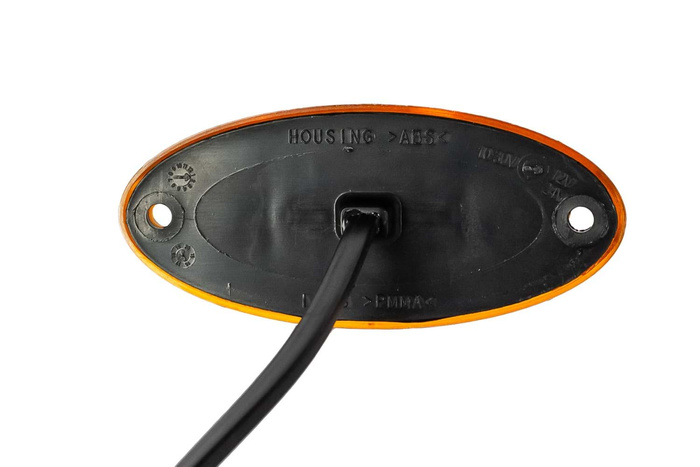 Juego de dos luces de posición LED ASPÖCK FLATPOINT II, naranja, universal