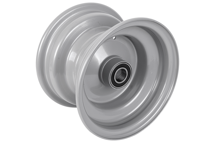 Llanta de acero UNITRAILER 5.5" x 8" H2 3x128 con rodamientos 6205-2RS