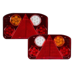 Pilotos traseros HORPOL LZD 844 + LZD 845 6 funciones izquierda + derecha