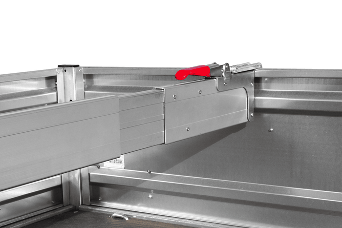 Viga lateral UNITRAILER para sujeción de carga 1390-1910 mm