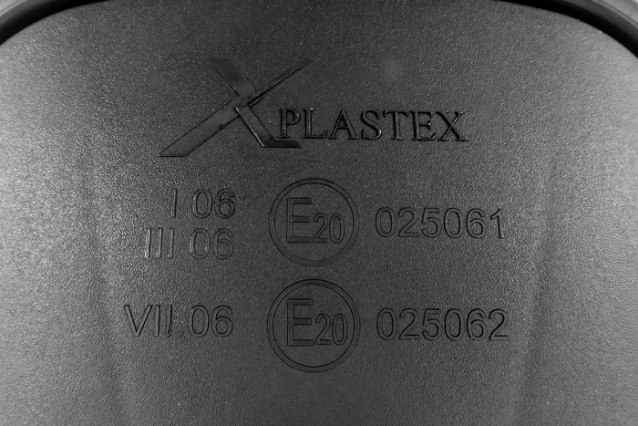 Espejo panorámico universal PLASTEX LP0200 de 190x140 mm.