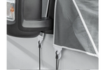 Alfombrilla térmica ProPlus 610682 para ventanas, escudo térmico para Fiat Ducato