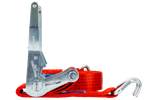 Cinta transportadora UNITRAILER roja de 8 m/50 mm/5 t con tensor