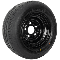 Rueda reforzada para remolque LINGLONG TIRE 195/55 R10C 98/96N UNITRAILER RIM negro 6Jx10"H2 5x112 ET:-4