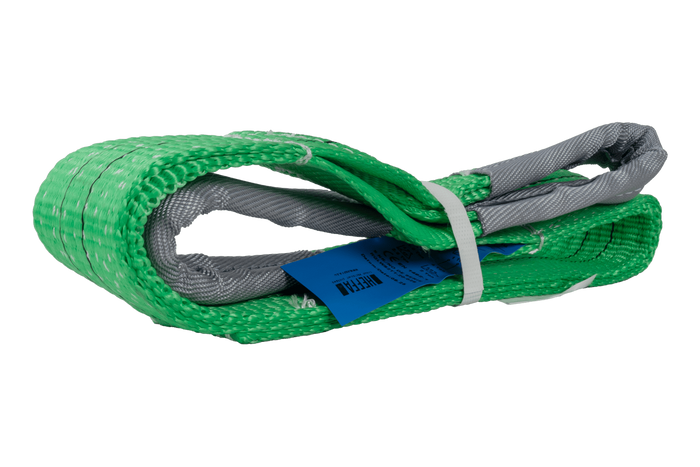 Eslinga de grúa HEFFA de 1 m/60 mm/2 t con bucles