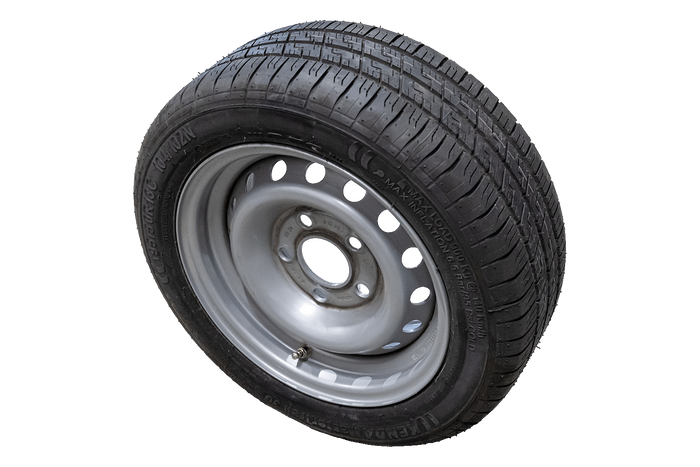 OUTLET Rueda reforzada para remolque Neumático KENDA 195/50 R13C 104/102N Llanta KENDA 6Jx13"H2 5x112 ET:30