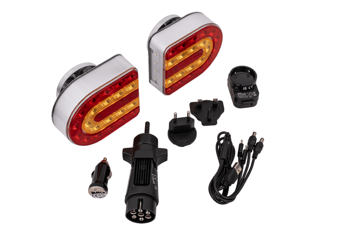 SPAREX CONNIX S.130977 Luces traseras LED 4 funciones izquierda+derecha, inalámbricas, magnéticas