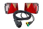 Luces traseras ASPÖCK MULTIPOINT IV + arnés MANTES 4m 13PIN