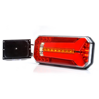 Luz trasera LED WAŚ W150DD universal con 6 funciones 