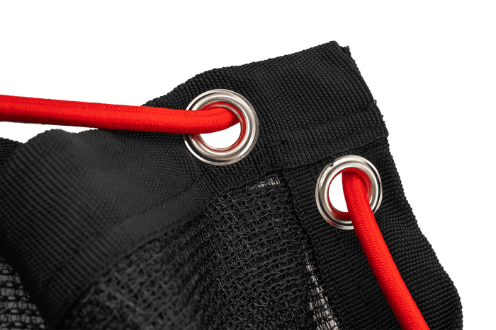 Red de transporte de malla fina AL-KO para asegurar la carga del remolque 250x450cm