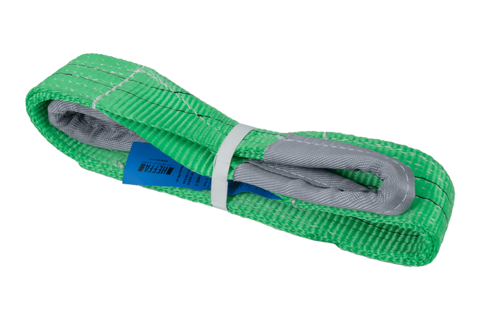 Eslinga de grúa HEFFA de 1 m/60 mm/2 t con bucles