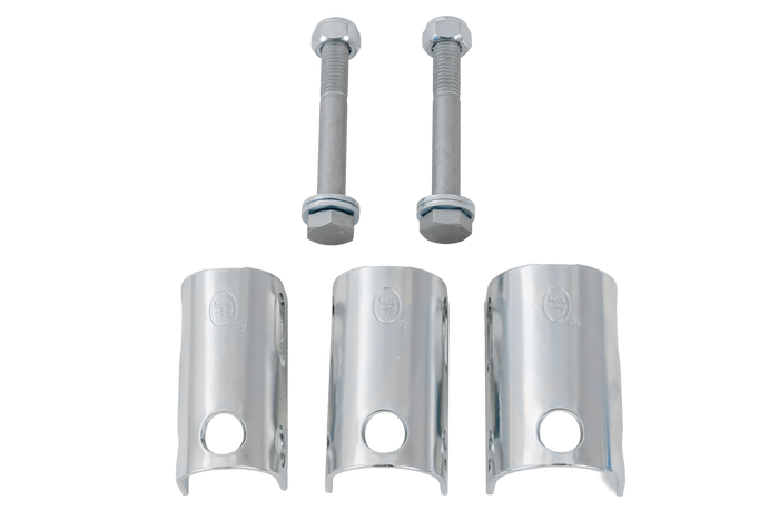 Enganche de bola STEELPRESS BC-3000C-00-00+Z3 para remolque de 3000 kg con barra de tiro de tubo de 35-50 mm, fundición gris