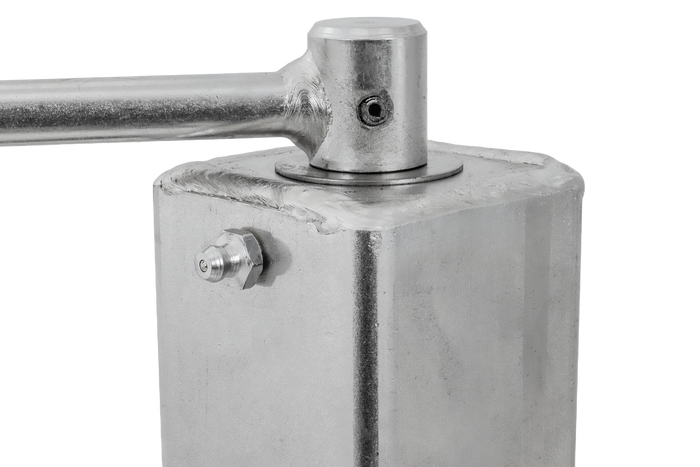 AL-KO 1863497 Rueda jockey automática con manija 400kg 60mm 775-1010mm