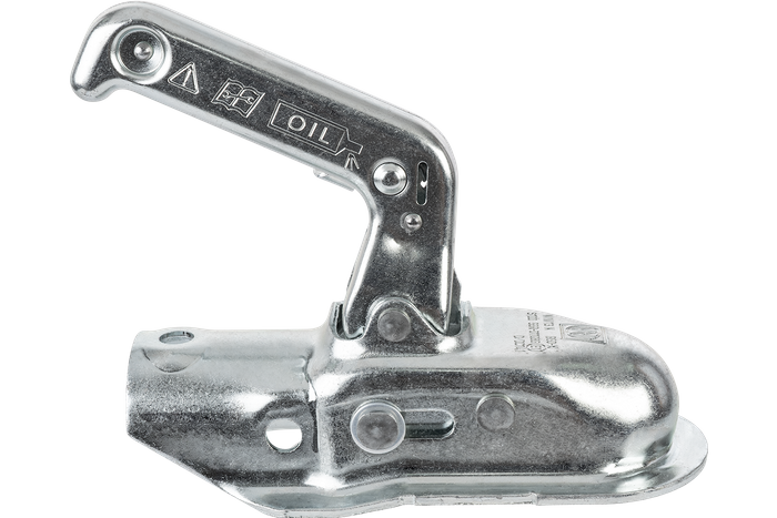 Enganche de bola WINTERHOFF WW13-N para remolque de 1500kg con lanza tubular de 45mm