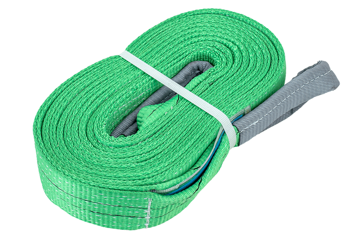 Eslinga de grúa HEFFA de 6 m/60 mm/2 t con bucles