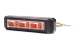 Lámpara de advertencia WAŚ 2466 W285 LED intermitente naranja MAESTRO/ESCLAVO