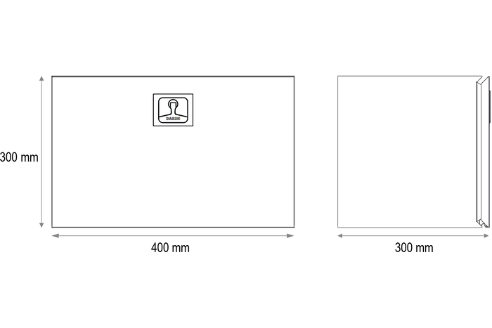 DAKEN 8Z3100 Z31 caja de herramientas 400x300x300mm 32l