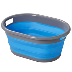 Cesta de lavandería plegable ProPlus 370311 para caravanas y viajes, 17 litros.
