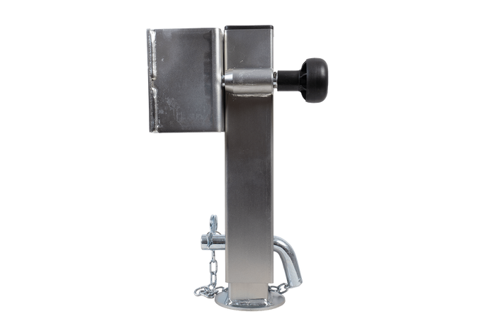 Soporte de manivela extensible UNITRAILER JL1 para remolque de plataforma plana de 1500 kg (346-576 mm)