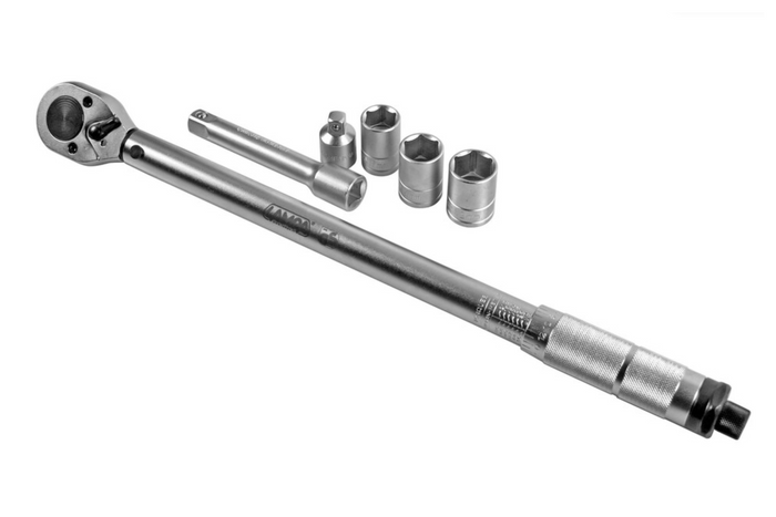 Llave dinamométrica LAMPA 1/2" 28-210 Nm llave para ruedas de coche