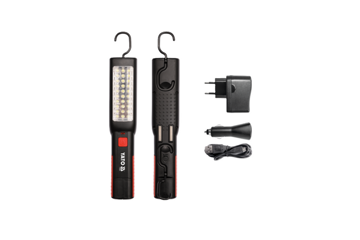 Lámpara de taller y linterna YATO YT-085051 37xLED 100lm