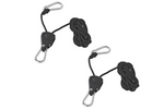 Juego de dos cabrestantes de cable ProPlus 320054, polipasto de cable con trinquete, 2,5 m, 68 kg