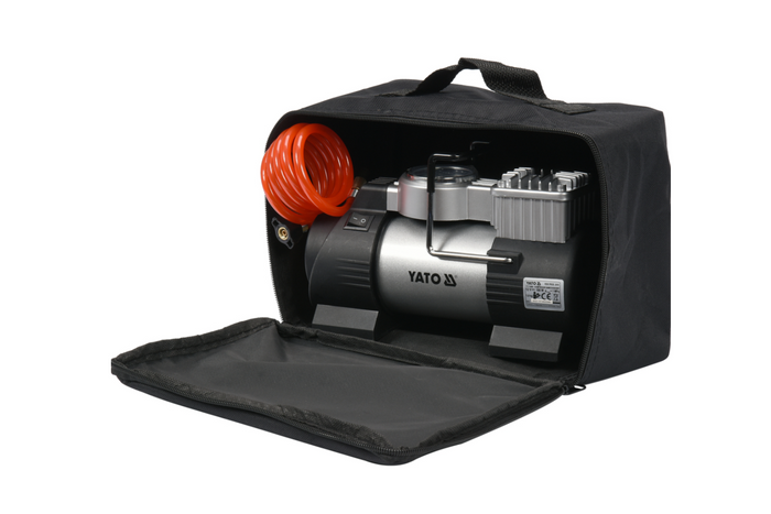 Compresor de coche YATO YT-73460 con lámpara LED 12V 180W