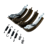 Zapatas de freno 250x40 para ejes con freno KNOTT 25-2025. Alfombrilla trasera completa.