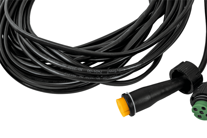 ASPÖCK Instalación eléctrica Arnés de remolque 4,5 m 7 PIN Conectores bayonetas 2x 5 PIN