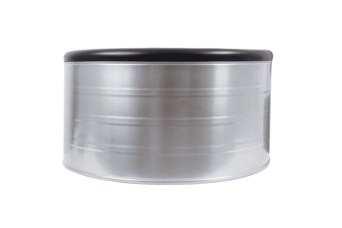 Guardabarros doble para remolque de 17,5 a 19,5", paso de rueda DOMAR DK7140 de 1000/500 mm, metálico con borde de goma.