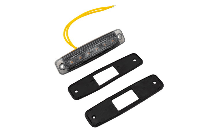 Luz de posición LED oscura FRISTOM FT-079, naranja, universal