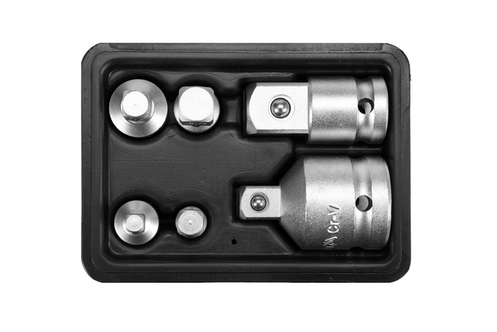 YATO YT-10671 Juego de reducción 1/2"-3/8" 6 piezas.