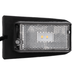 Lámpara de señalización universal LED blanca DOBPLAST DPT15 con soporte