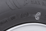 OUTLET Rueda de remolque reforzada NEUMÁTICO KENDA 155/70 R12C 104/102N LLANTA STARCO 4.5Jx12"H2 5x112 ET:20