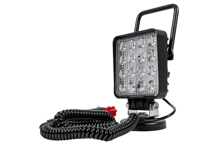Reflector de lámpara de trabajo LED TT TECHNOLOGY TT.13208M, 16 LED, 3400 lm con imán