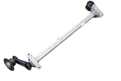 OUTLET KNOTT VG7-L eje sin freno para remolque UNITRAILER 750 kg 1260 mm 1560 mm 4x100