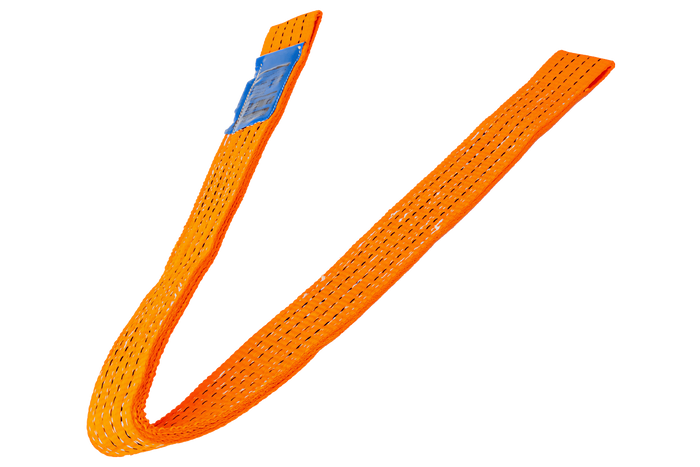 Juego de cuatro arneses de transporte para remolque UNITRAILER de 1 m/50 mm/4 t, color naranja.