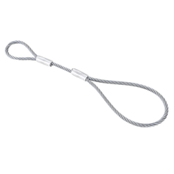 Cable de seguridad EFMETAL para remolques sin frenos 250mm 250kg