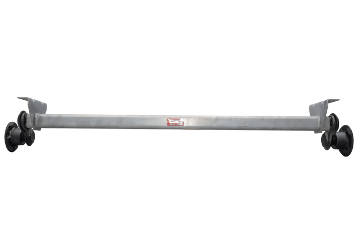 Eje sin freno KNOTT VG7-L para remolque UNITRAILER 750kg 1260mm 1560mm 4x100