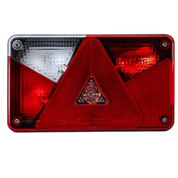 Piloto trasero ASPÖCK MULTIPOINT V bayoneta 5PIN 6 funciones izquierda